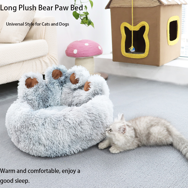 Long Plush Pet Bed Mat