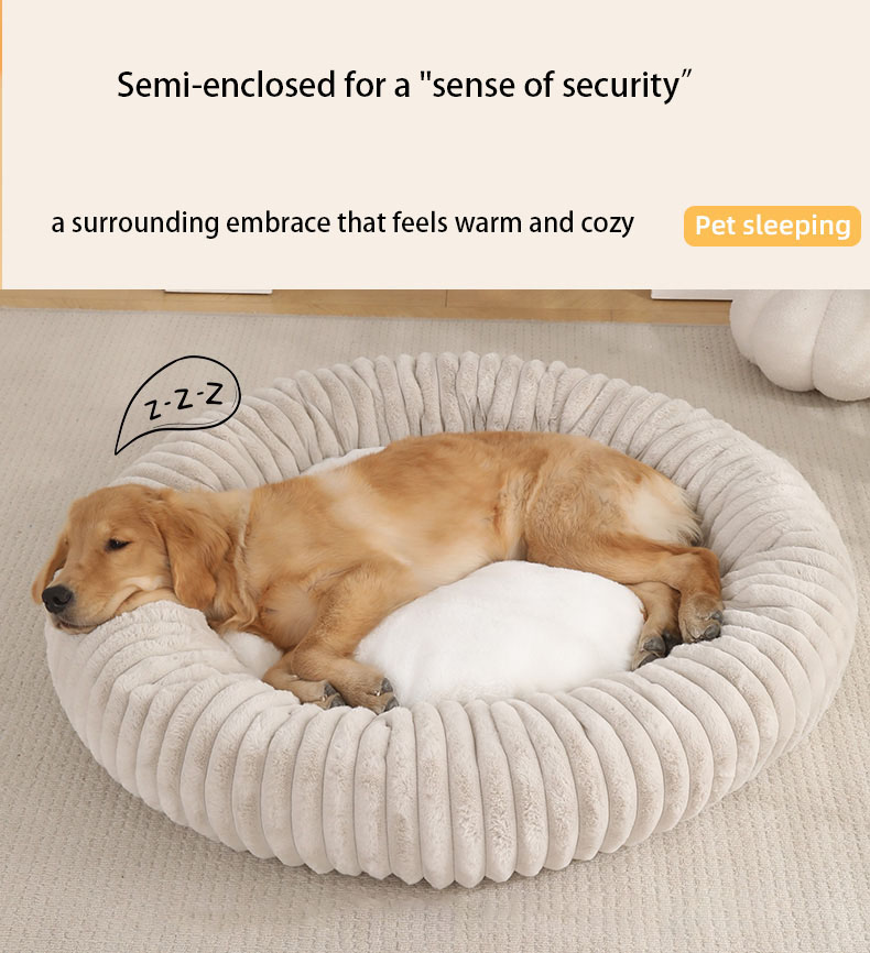 Rabbit Fur Pet Bed