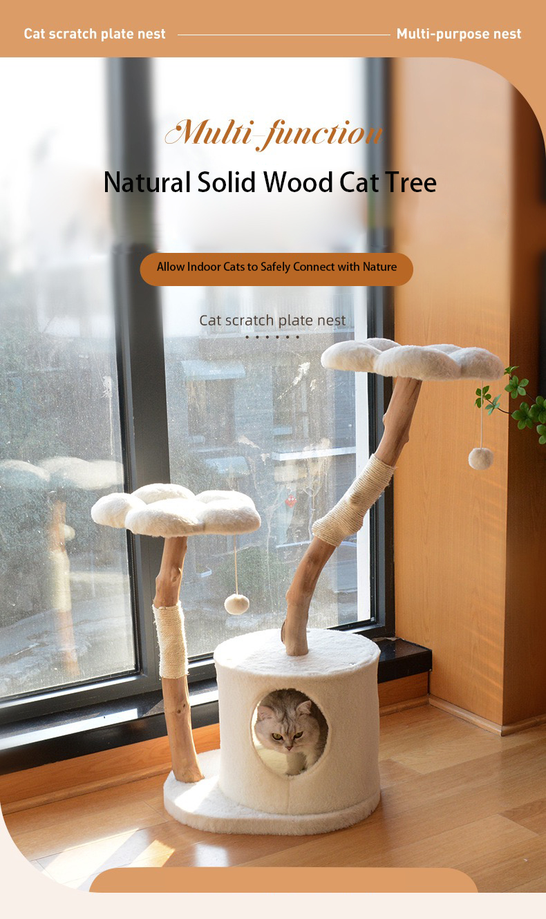 Flower-Shaped Cat Tree